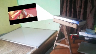 How To Make Mobile Projector With Stand  Using Card Board [upl. by Eniamurt]