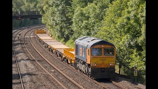 Trains atTupton Bridge Derbyshire 5 6 2023 [upl. by Inaleon]