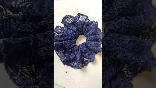 DIY scrunchies diyscrunchie shorts trending duafashion [upl. by Girand95]