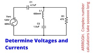 AC Analysis SeriesParallel RLC Circuit [upl. by Sitoiganap]