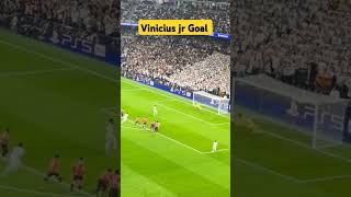 Vinicius jr penalty goal Against AC Milan championsleague ViniciusJr penalty realmadrid acmilan [upl. by Lesser277]