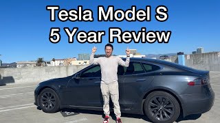 Tesla Model S 100k Miles Indepth 5 Year Review [upl. by Yecaw877]