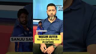 Wasim Jaffer picks between current IPL captains 🧢 Shorts [upl. by Chasse]