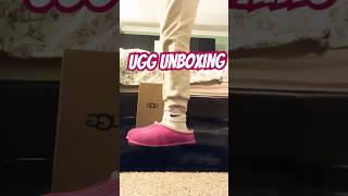 Unboxing UGG hot pink Tasman Slippers ugg uggs pink shoes viral cute hot [upl. by Jarin]