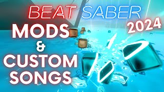 How To Get CUSTOM SONGS and MODS In Beat Saber 24022024 [upl. by Lika]