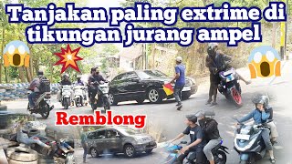 jalur tanjakan paling extrime di tikungan jurang ampel Hinga blong [upl. by Akelahs703]