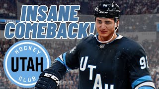 INSANE COMEBACK NHL 25 UTAH HOCKEY CLUB FRANCHISE EPISODE 2 [upl. by Robinson]