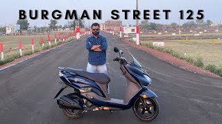 2024 Suzuki Burgman Street 125 Ride Connect  Detailed Review  Motorxone [upl. by Aniryt]