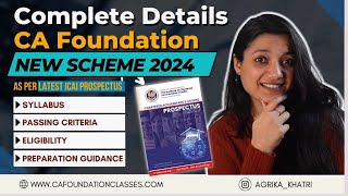 CA Foundation Course 2024 New Scheme  Full Details in Hindi  CA कैसे बनें  Syllabus  Eligibility [upl. by Langelo]