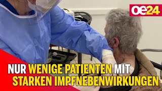 Nur wenige Patienten mit starken Impfnebenwirkungen [upl. by Kcirreg224]