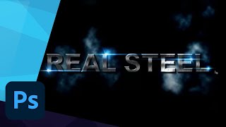 How to Create a Steel SciFi Text in Photoshop  TUTORIAL [upl. by Adlanor92]