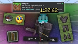 MCPE PVP Client Utility UI Resource Pack for 12062  MCBE Pack That Overall Makes Gameplay Better [upl. by Wandis]