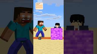 HELP Herobrine Stop Bedrock friendship shorts trending anime [upl. by Hamish]