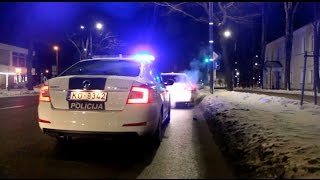 Ceļu Policijas darbs Latvijā  Работа Дорожной полиции Латвии LV Subtitri [upl. by Aday]