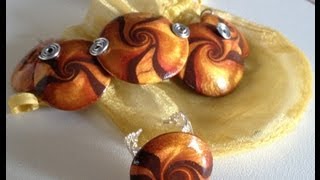 Tuto Fimo  Lentille swirl by FunFimo [upl. by Wescott]