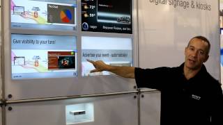 SpinetiX show us the new features of Fusion and HMD  infoComm 2012 [upl. by Wilser]