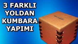 Evde 3 Farklı Yoldan Kumbara Yapımı  Nasıl Yapılır [upl. by Deroo]