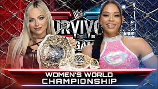 WWE 2K24  Liv Morgan Vs Bianca Belair  Womens World Championship  Hell in a Cell Match [upl. by Meeka704]