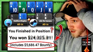 ONE OF MY BIGGEST POKER WINS EVER 320 FINAL TABLE [upl. by Cline]