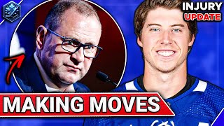 Leafs MAKING MOVES  Marner Injury Update  Maple Leafs News [upl. by Juno]