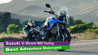 Best Adventure Motorcycles 2025  Suzuki V Strom 800 Touring [upl. by Nanice]