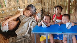 single mother  10 days of overcoming illness and pain to work and raise children  Ly tieu tieu [upl. by Ettelocin317]