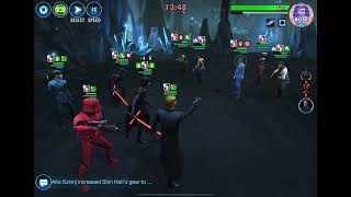 SWGOH Galactic Challenges First Order vs Resistance Tier 6 [upl. by Suciram]