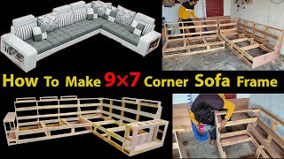 how to make 97 corner sofa frame how to make corner sofa frame designs L corner sofa frame make [upl. by Ongun]