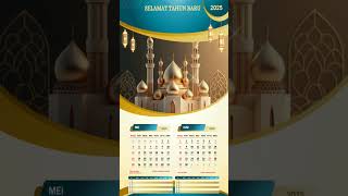 Kalender 2025 NEW banyak Liburanya [upl. by Ecilegna]