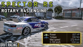 SPECTOR RS Nissan Silvia S15 4ROTOR ENGINE TUNING  CarX Drift Racing 2 [upl. by Bertero935]