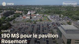 Nouvel hôpital MaisonneuveRosemont  en attente du feu vert pour commencer les travaux [upl. by Atinhoj]