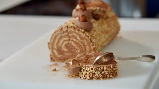 Ferrero Cake Roll – Bruno Albouze [upl. by Raffo]