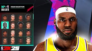 BEST LEBRON JAMES FACE CREATION NBA2K25 NEXTGEN [upl. by Sauer]