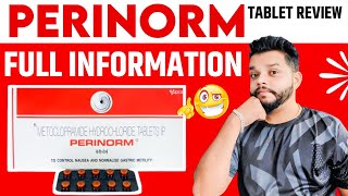 Perinorm Tablet Review In Hindi  Metoclopramide Hydrochloride UsesMode Of Action amp Side Effects [upl. by Nosbig650]