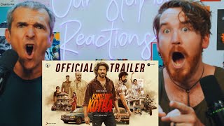 King of Kotha Official Trailer REACTION  Dulquer Salmaan  Abhilash Joshiy  Jakes Bejoy [upl. by Nitsew235]