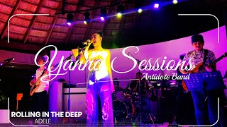 Adele  ROLLING IN THE DEEP  Live stage cover by Antidote band  YannaSessions [upl. by Ban]