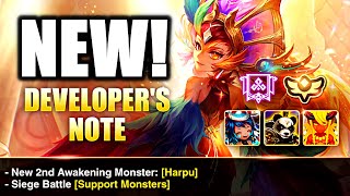 NEW 2A IS COMING amp Amazing Updates To Siege  Summoners War Devs Note v850 [upl. by Aissac]