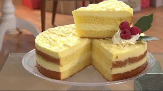 Delizioso Desserts 325 lb Limoncello Cake on QVC [upl. by Erapsag416]