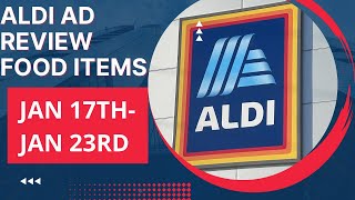 Aldi Ad Review FoodGrocery Items New DealsSales From JANUARY 17THJANUARY 23RD [upl. by Euqinomahs]