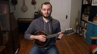 Beginner Mandolin Lessons Series Part Five Your First Song Cindy [upl. by Narik]