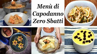 Menù di Capodanno Zero Sbatti 5 Ricette facili e Veloci capodanno [upl. by Alyahsal]