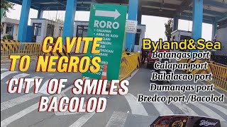 CAVITE to NEGROS RIDES Byland and Sea Byaheros [upl. by Yrrak463]