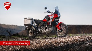 Presenting the new Ducati DesertX Discovery [upl. by Olnee]