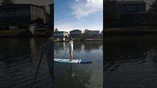 Some standuppaddleboarding on Narrabeen Lagoon in Sydney  mountainbiber supportistkeinmord [upl. by Kcirrag]