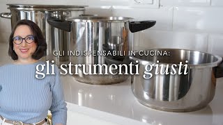 LESSENZIALE IN CUCINA  le pentole che ti servono davvero [upl. by Yrrehc]