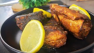 Recette de poisson frit à la poêlecomment frire le poisson CHINCHARD sans saucedélicieux [upl. by Aidnis]