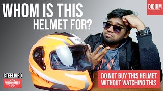 Steelbird Aeronautics SA1 helmet  Pros amp Cons  Detailed Review  Compared with Steelbird Air [upl. by Tychonn]