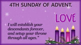 RampA NEW LECTIONARY 202324 YEAR B  FOURTH SUNDAY OF ADVENT PSALM AND ACCLAMATION [upl. by Kaehpos684]