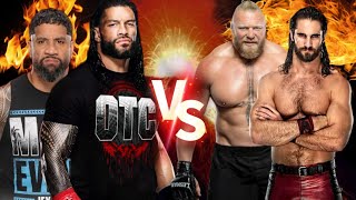 WWE Tag Team Clash The Tribal Chief vs The Beast Incarnate  Reigns amp Uso vs Lesnar amp Rollins [upl. by Imuya64]