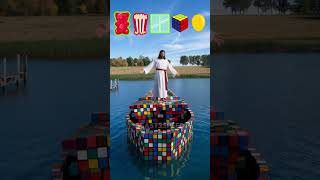 Will a Rubiks Cube Boat Hold Jesus Weight shorts [upl. by Einafit905]